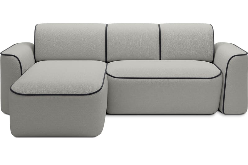 Ume 4-seter Sofa med Sjeselong, Grå