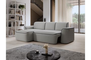 Ume 4-seter Sofa med Sjeselong - Grå - Møbler - Sofaer - Sofaer med sjeselong - 4 seters sofa med divan