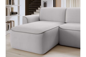 Ume 4-seter Sofa med Sjeselong - Grå - Møbler - Sofaer - Sofaer med sjeselong - 4 seters sofa med divan