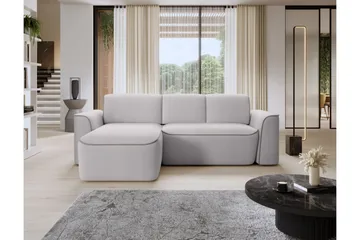 Ume 4-seter Sofa med Sjeselong - Grå - Møbler - Sofaer - Sofaer med sjeselong - 4 seters sofa med divan