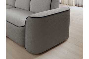 Ume 4-seter Sofa med Sjeselong - Grå - Møbler - Sofaer - Sofaer med sjeselong - 4 seters sofa med divan