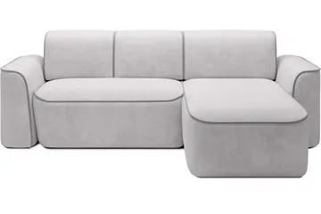 Ume 4-seter Sofa med Sjeselong - Grå - Møbler - Sofaer - Sofaer med sjeselong - 4 seters sofa med divan