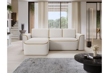 Ume 4-seter Sofa med Sjeselong - Hvit - Møbler - Sofaer - Sofaer med sjeselong - 4 seters sofa med divan