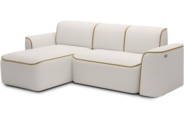 Ume 4-seter Sofa med Sjeselong - Hvit - Møbler - Sofaer - Sofaer med sjeselong - 4 seters sofa med divan