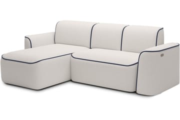 Ume 4-seter Sofa med Sjeselong - Hvit - Møbler - Sofaer - Sofaer med sjeselong - 4 seters sofa med divan