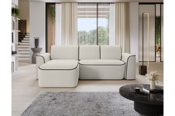 Ume 4-seters Sofa med Divan - Beige - Møbler - Sofaer - Sofaer med sjeselong - 4 seters sofa med divan