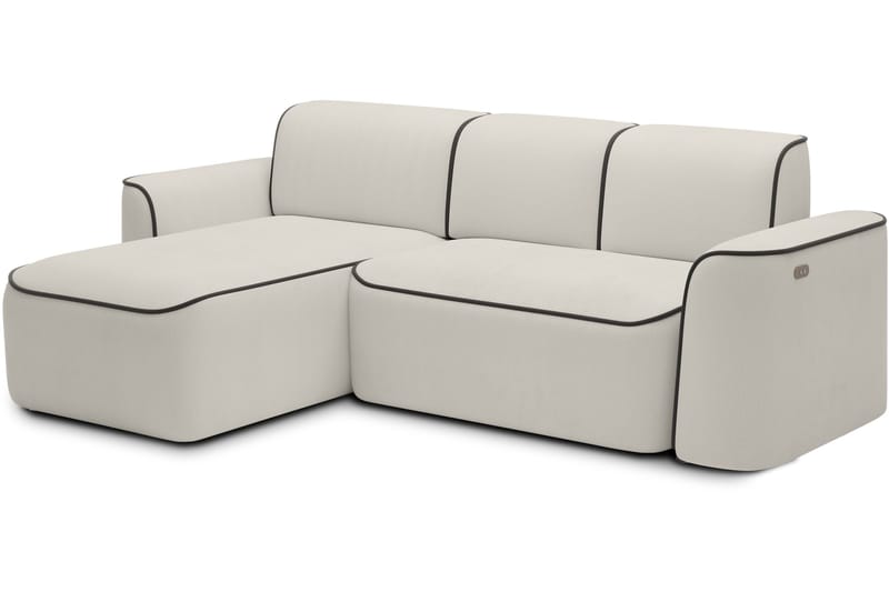 Ume 4-seters Sofa med Divan - Beige - Møbler - Sofaer - Sofaer med sjeselong - 4 seters sofa med divan