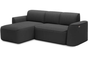 Ume 4-seters Sofa med Divan - Mørk grå - Møbler - Sofaer - Sofaer med sjeselong - 4 seters sofa med divan