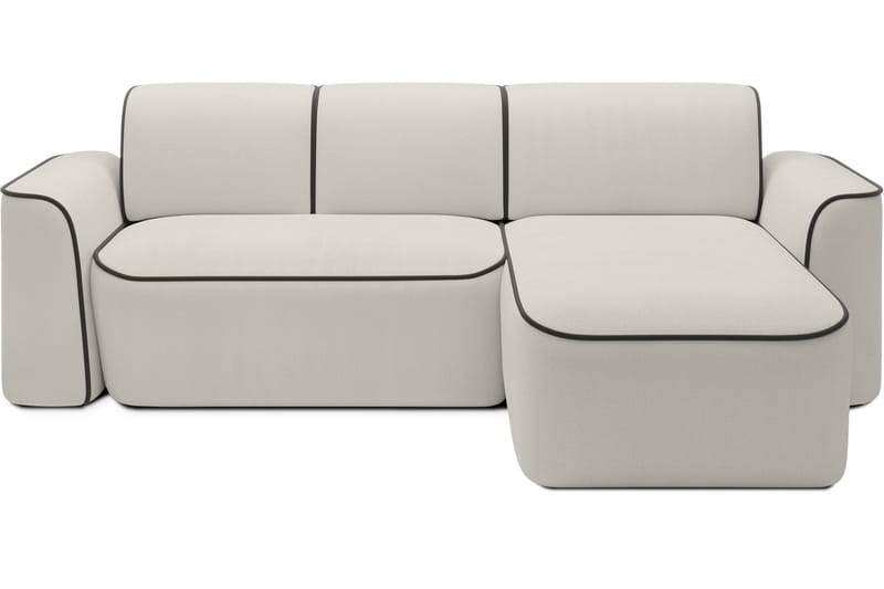 Ume 4-seters Sofa med Sjeselong - Beige - Møbler - Sofaer - Sofaer med sjeselong - 4 seters sofa med divan