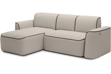 Ume 4-seters Sofa med Sjeselong - Beige - Møbler - Sofaer - Sofaer med sjeselong - 4 seters sofa med divan