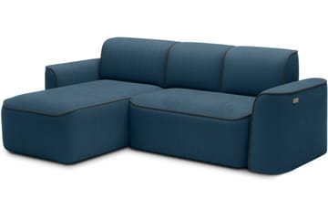 Ume 4-seters Sofa med Sjeselong - Blå - Møbler - Sofaer - Sofaer med sjeselong - 4 seters sofa med divan