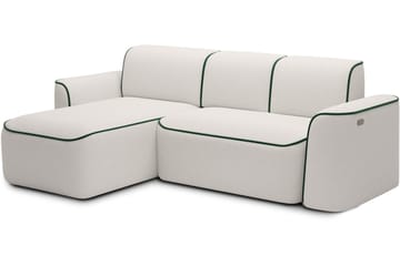Ume 4-seters Sofa med Sjeselong - Hvit - Møbler - Sofaer - Sofaer med sjeselong - 4 seters sofa med divan