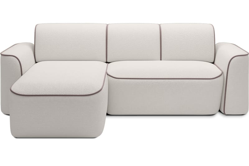 Ume 4-seters Sofa med Sjeselong - Hvit - Møbler - Sofaer - Sofaer med sjeselong - 4 seters sofa med divan