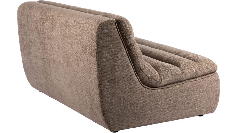 Valdoro 2-seters midtmodul i stoff 135 cm - Mink - Møbler - Sofaer - 2 seter sofa