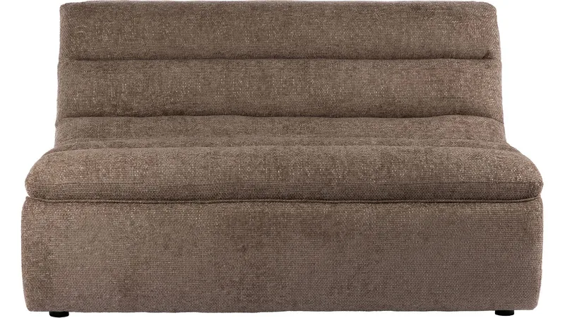 Valdoro 2-seters midtmodul i stoff 135 cm - Mink - Møbler - Sofaer - 2 seter sofa