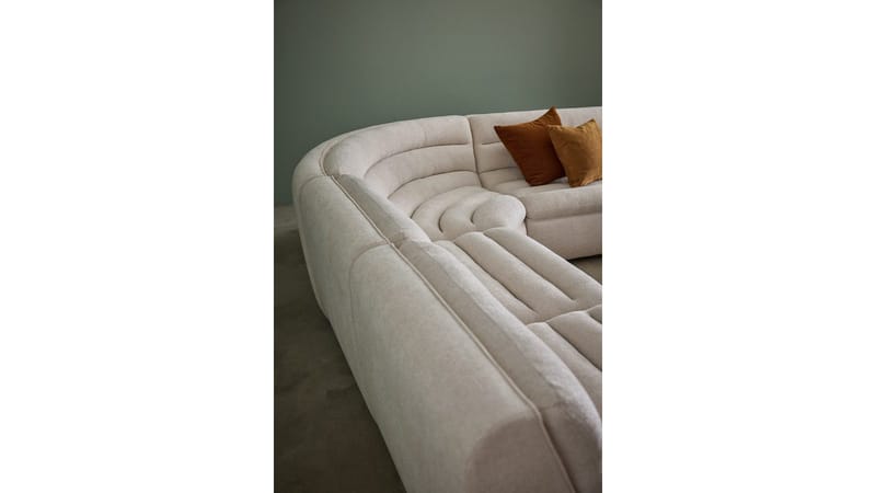 Valdoro hjørnemodul i stoff 179 cm - Beige - Møbler - Sofaer - Hjørnesofaer