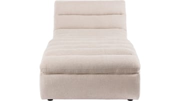 Valdoro sjeselong i stoff 168 cm - Beige - Møbler - Sofaer - Dagsenger