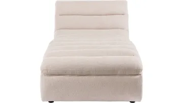 Valdoro sjeselong i stoff 168 cm - Beige - Møbler - Sofaer - Modulsofaer - Øvrige moduler til modulsofa