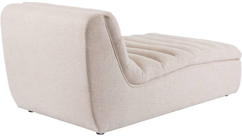 Valdoro sjeselong i stoff 168 cm - Beige - Møbler - Sofaer - Modulsofaer - Øvrige moduler til modulsofa