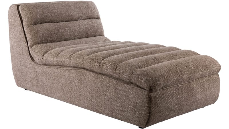 Valdoro sjeselong i stoff 168 cm, Mink