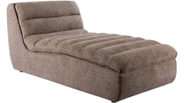 Valdoro sjeselong i stoff 168 cm - Mink - Møbler - Sofaer - Modulsofaer - Øvrige moduler til modulsofa