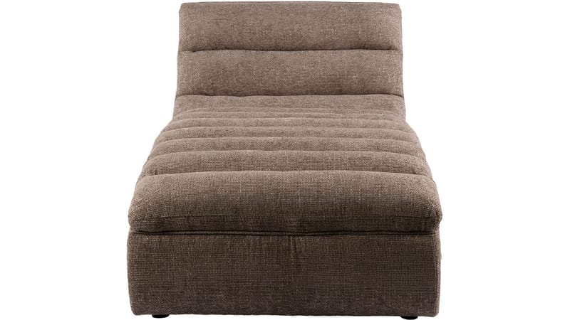 Valdoro sjeselong i stoff 168 cm - Mink - Møbler - Sofaer - Modulsofaer - Øvrige moduler til modulsofa