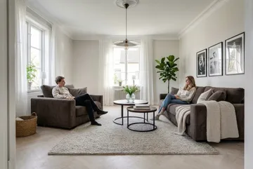 Valencia ekstra dyp 3-seters sofa - Brun - Møbler - Sofaer - 3 seter sofa