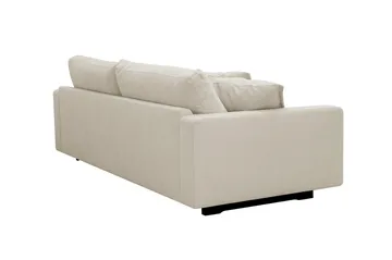 Valencia ekstra dyp 3-seters sofa i chenille - Beige - Møbler - Sofaer - 3 seter sofa