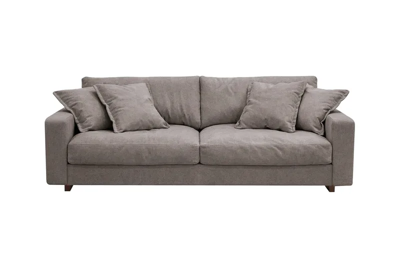 Valencia ekstra dyp 3-seters sofa i chenille, Brun