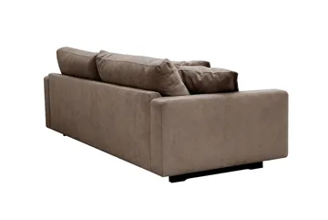 Valencia ekstra dyp 3-seters sofa i chenille - Mørk brun - Møbler - Sofaer - 3 seter sofa