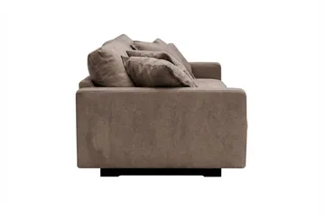 Valencia ekstra dyp 3-seters sofa i chenille - Mørk brun - Møbler - Sofaer - 3 seter sofa
