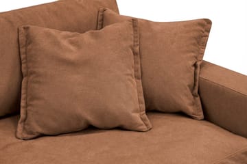 Valencia ekstra dyp 3-seters sofa i chenille - Rustrødbrun - Møbler - Sofaer - 3 seter sofa