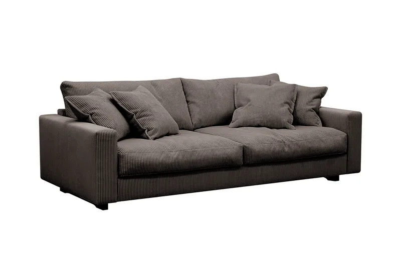 Valencia ekstra dyp 3-seters sofa - Mørkegrå - Møbler - Sofaer - 3 seter sofa