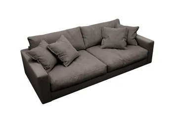 Valencia ekstra dyp 3-seters sofa - Mørkegrå - Møbler - Sofaer - 3 seter sofa