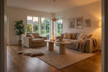 Valencia Ekstra dyp 3-seters sofa med avtakbart og vaskbart trekk - Beige - Møbler - Sofaer - 3 seter sofa