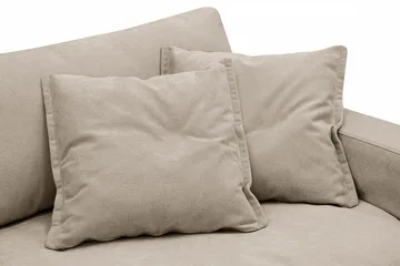 Valencia ekstra dyp 3-seters sofa med avtakbart og vaskbart trekk - Brun - Møbler - Sofaer - 3 seter sofa