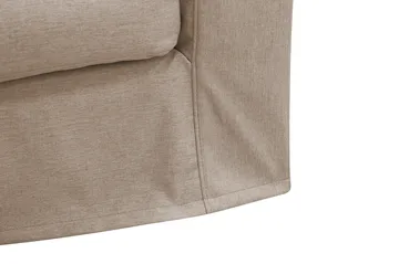 Valencia Ekstra dyp 3-seters sofa med avtakbart og vaskbart trekk - Lysebrun - Møbler - Sofaer - 3 seter sofa