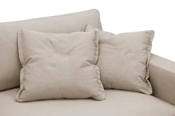 Valencia Ekstra dyp 3-seters sofa med avtakbart og vaskbart trekk - Lysebrun - Møbler - Sofaer - 3 seter sofa