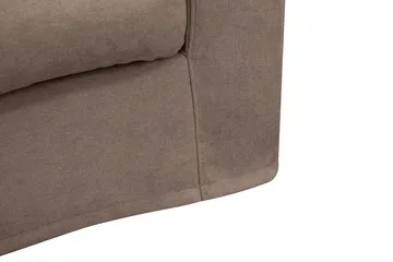 Valencia Ekstra dyp 3-seters sofa med avtakbart og vaskbart trekk - Mørkebrun - Møbler - Sofaer - 3 seter sofa