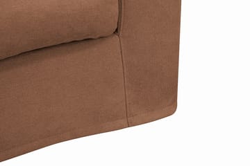 Valencia Ekstra dyp 3-seters sofa med avtakbart og vaskbart trekk - Rustbrun - Møbler - Sofaer - 3 seter sofa