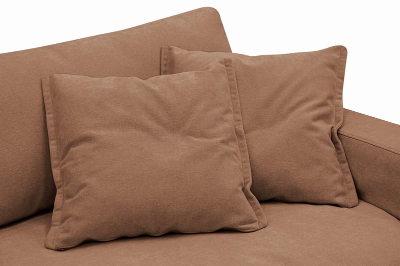Valencia Ekstra dyp 3-seters sofa med avtakbart og vaskbart trekk - Rustbrun - Møbler - Sofaer - 3 seter sofa