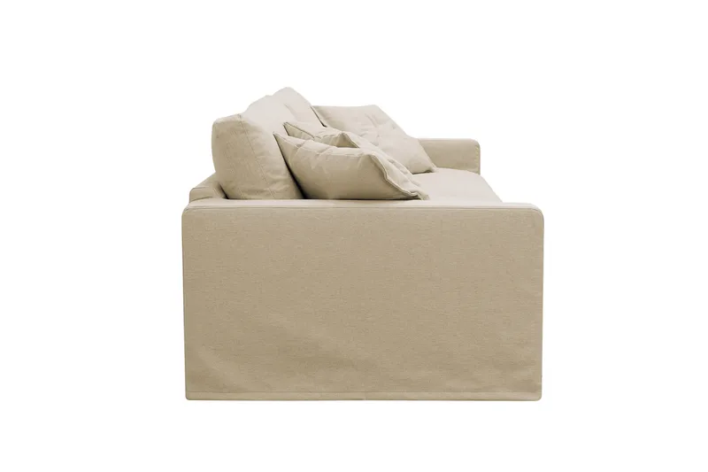 Valencia ekstra dyp 4-seters sofa - Beige - Møbler - Sofaer - 4 seter sofa