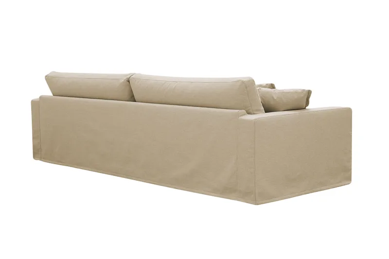 Valencia ekstra dyp 4-seters sofa - Beige - Møbler - Sofaer - 4 seter sofa