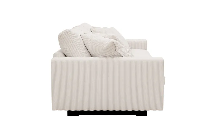 Valencia Extra Dyp 4-seter Sofa i Manchesterstoff - Offwhite - Møbler - Sofaer - 4 seter sofa