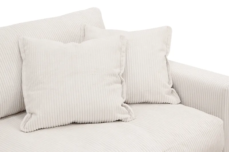 Valencia Extra Dyp 4-seter Sofa i Manchesterstoff - Offwhite - Møbler - Sofaer - 4 seter sofa