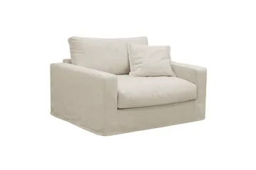 Valencia Extra Dyp 5-seters sofa + lenestol med avtakbart og vaskbart trekk - Beige - Møbler - Sofaer - Sofagrupper
