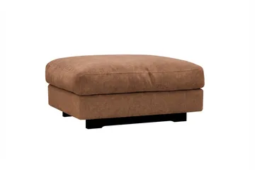 Valencia sofagruppe ekstra dyp 3-seters sofa + fotskammel i chenille - Rustrødbrun - Møbler - Sofaer - Hjørnesofaer