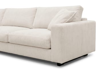 Valencia Sofagruppe Ekstra Dyp 4-seters Sjeselong Venstre + Lenestol - Offwhite - Møbler - Sofaer - Sofagrupper