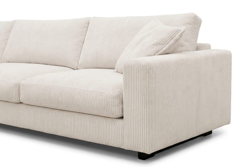 Valencia Sofagruppe Ekstra Dyp 4-seters Sjeselong Venstre + Lenestol - Offwhite - Møbler - Sofaer - Sofagrupper