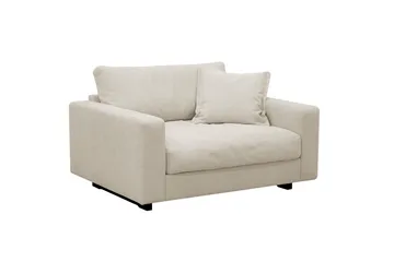 Valencia sofagruppe ekstra dyp 5-seters sofa + lenestol i chenille - Beige - Møbler - Sofaer - Sofagrupper